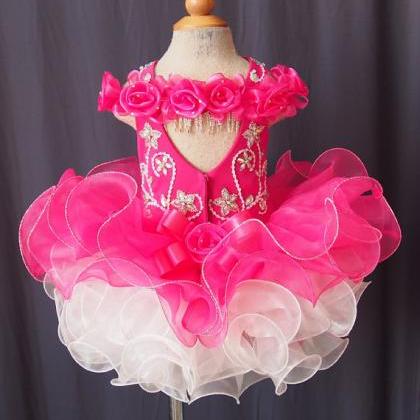 Lafine Ruffle Organza Flower Girl Dress With..