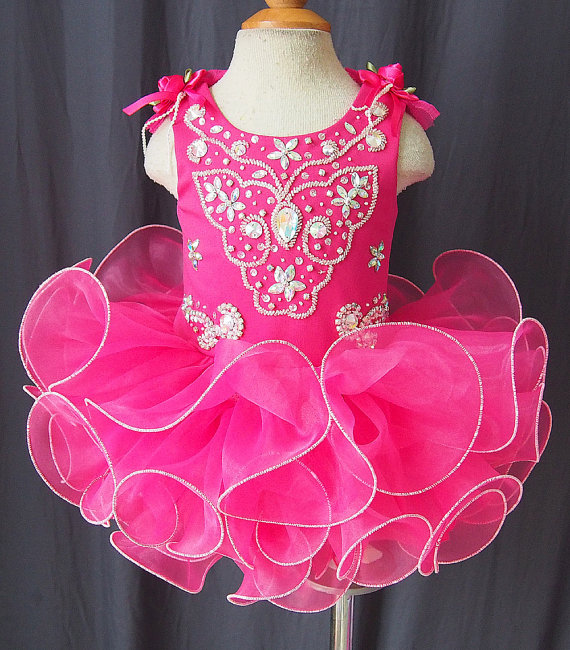 Lafine Fd07228c Flower Girl Dress With Beading Full Handmade