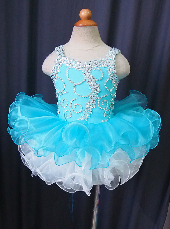 Lafine Skybule Beadsorganza Flower Girl Dress Baby Tutu Pageant Clothes For Dancer Wear